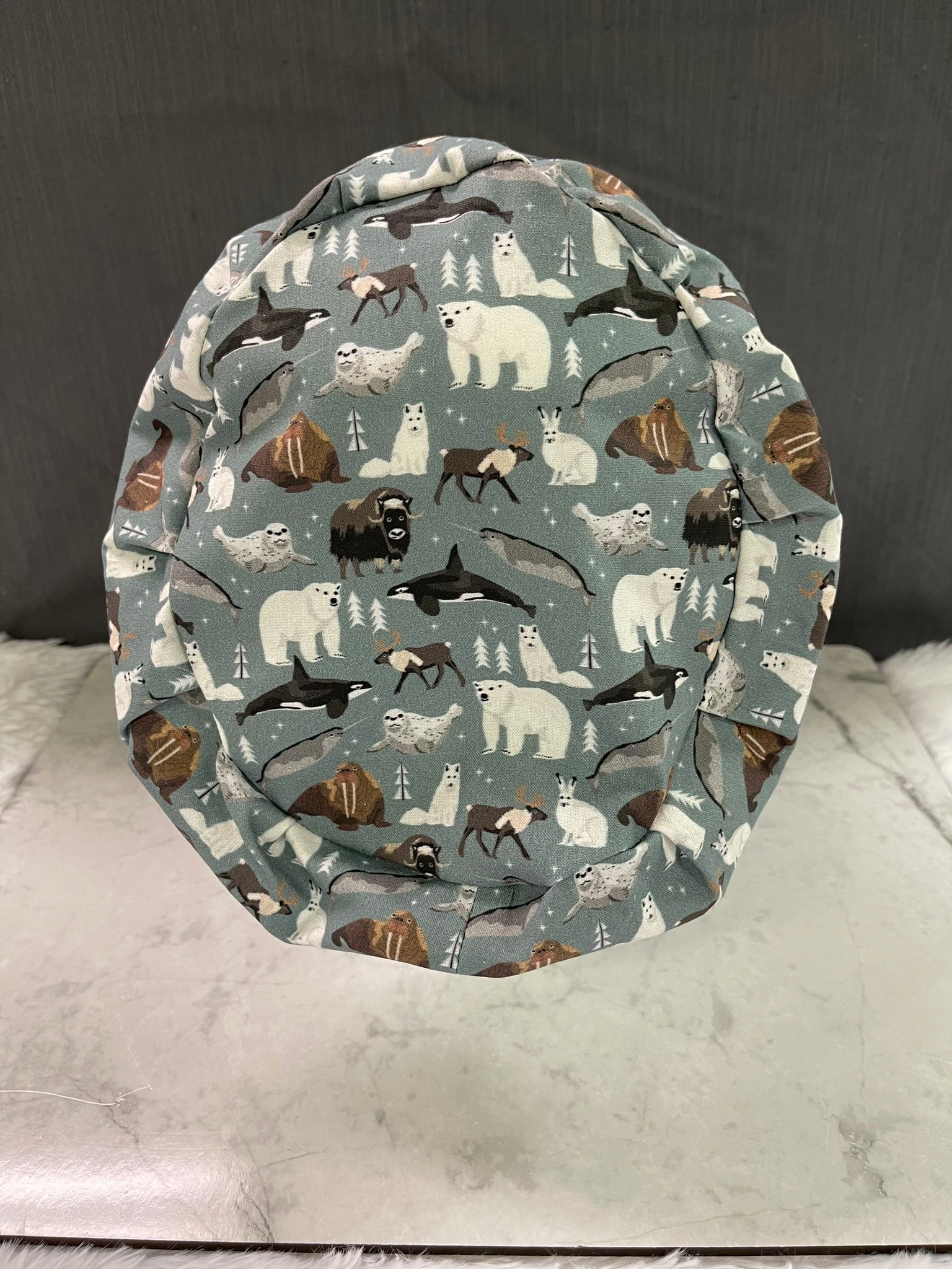 Animals of Alaska, The Last Frontier-Euro Style Scrub Cap