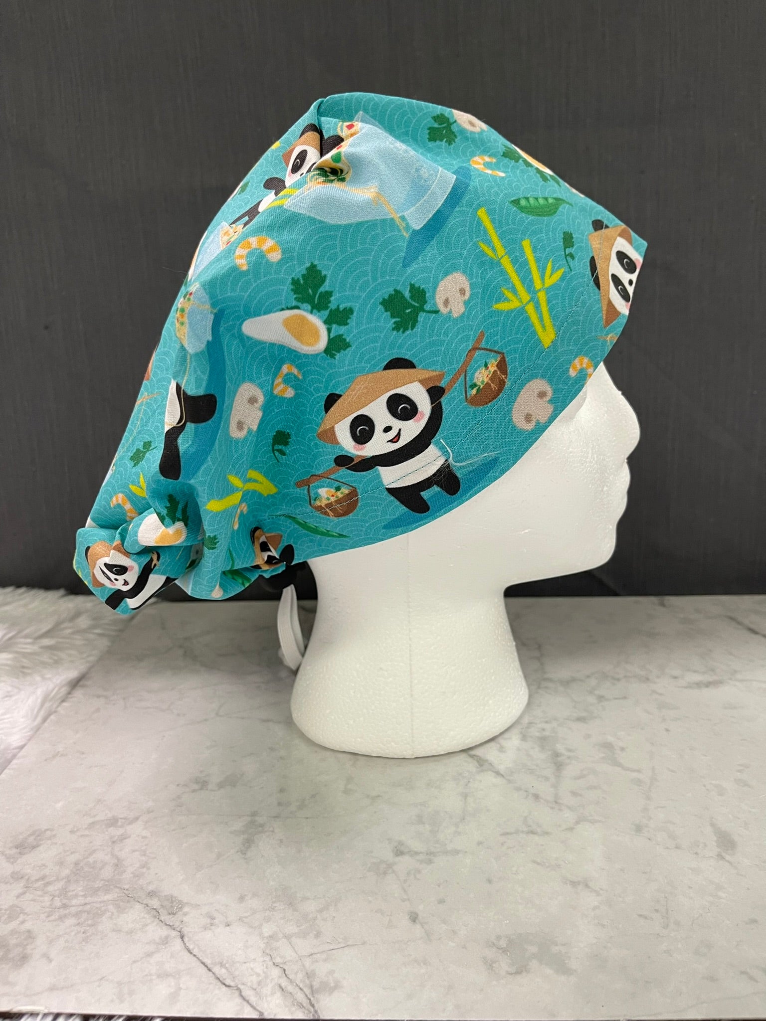 Kung Fu Noodle Panda-Euro Style Scrub Cap