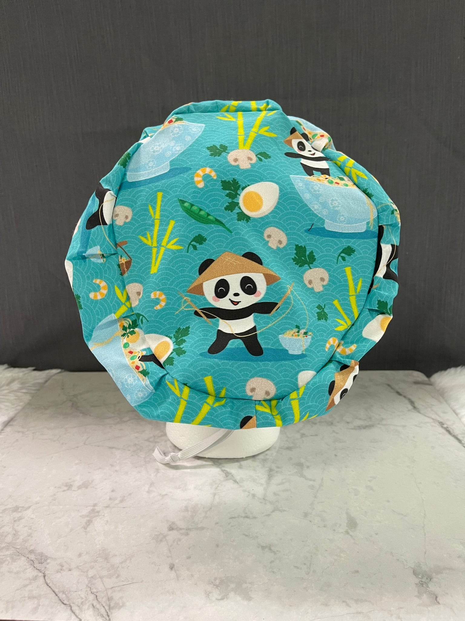 Kung Fu Noodle Panda-Euro Style Scrub Cap