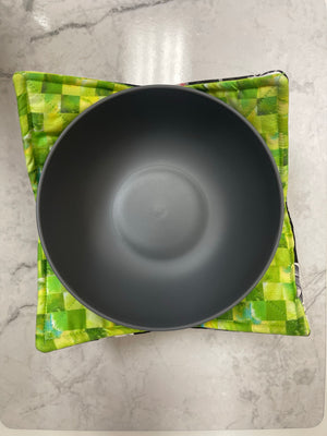 Bowl Cozy-Panda and Bright Green
