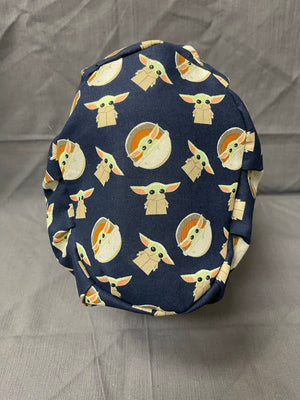 Baby Yoda goes to space-Euro style scrub cap
