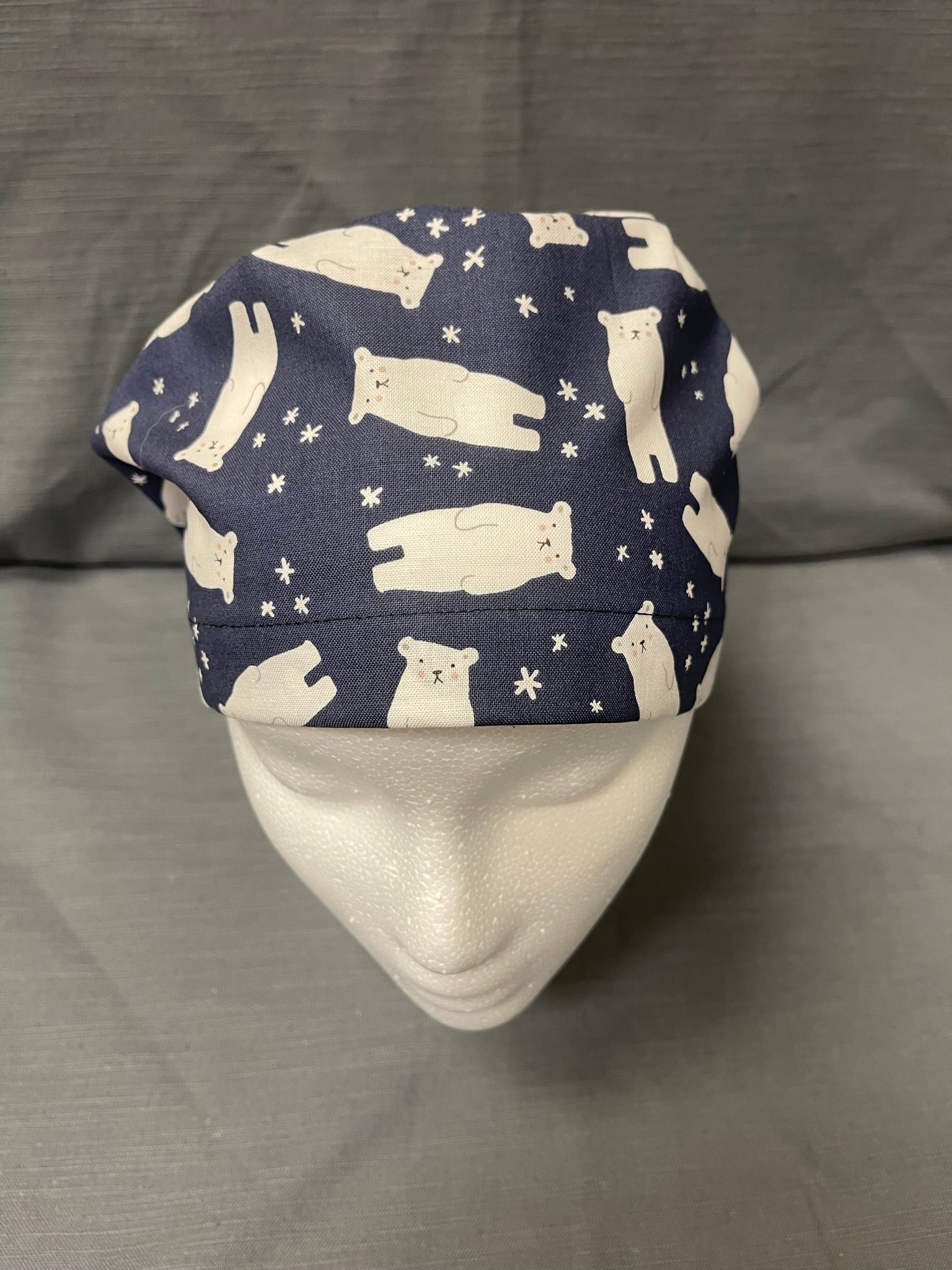Bears oh My-Euro style scrub cap