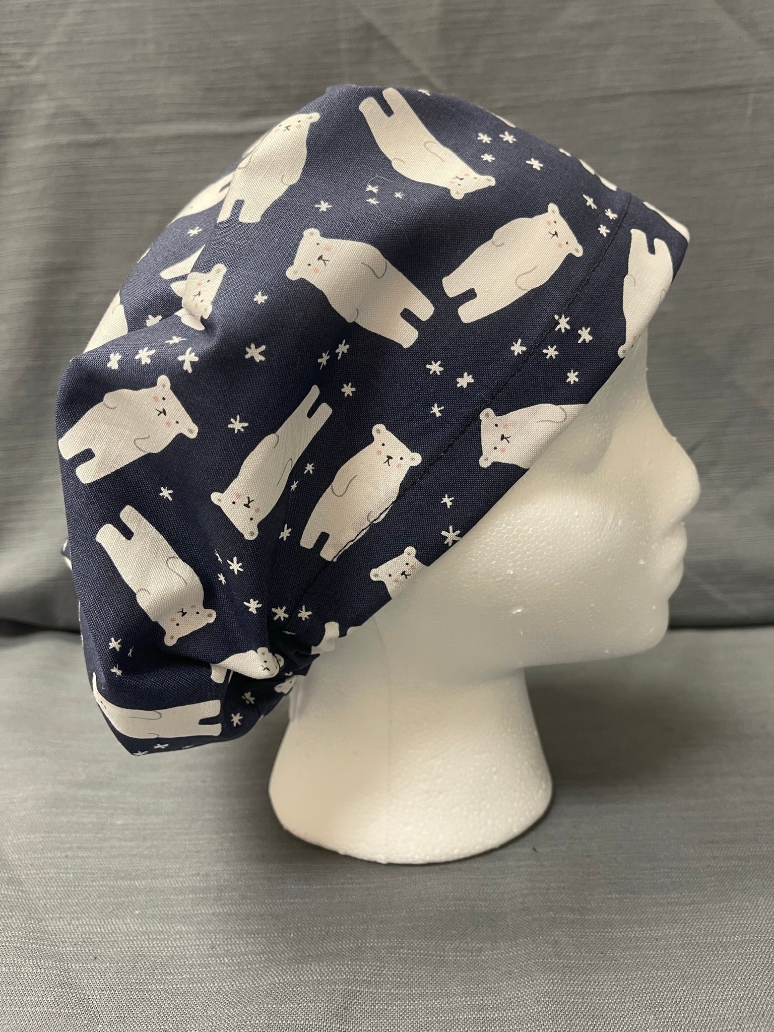 Bears oh My-Euro style scrub cap
