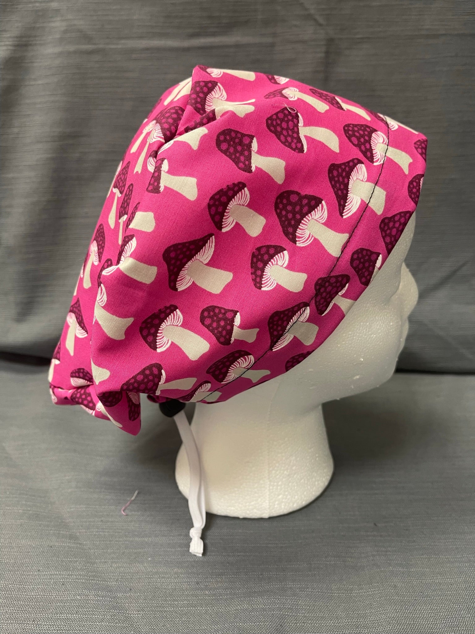 Pink Mushroom of the Day-Euro style scrub cap