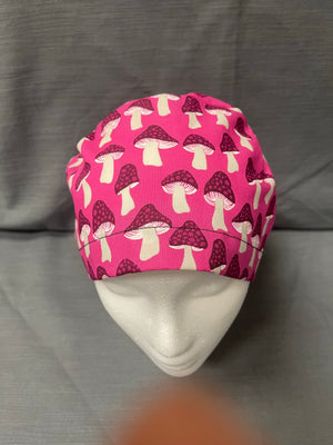 Pink Mushroom of the Day-Euro style scrub cap